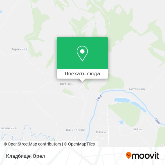 Карта Кладбище