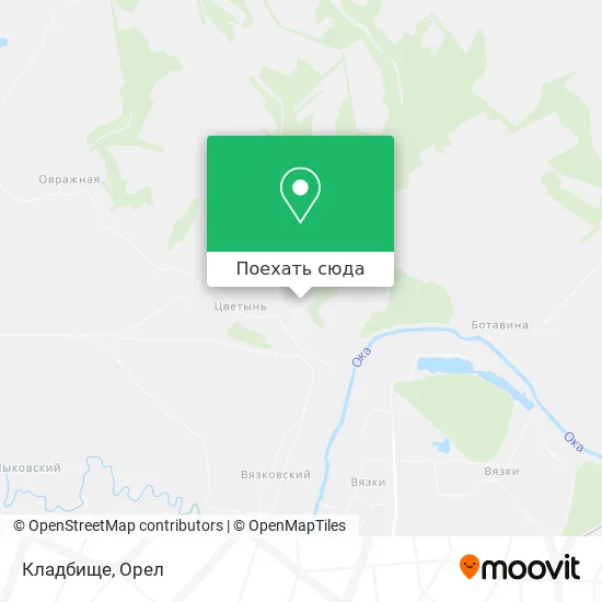 Карта Кладбище