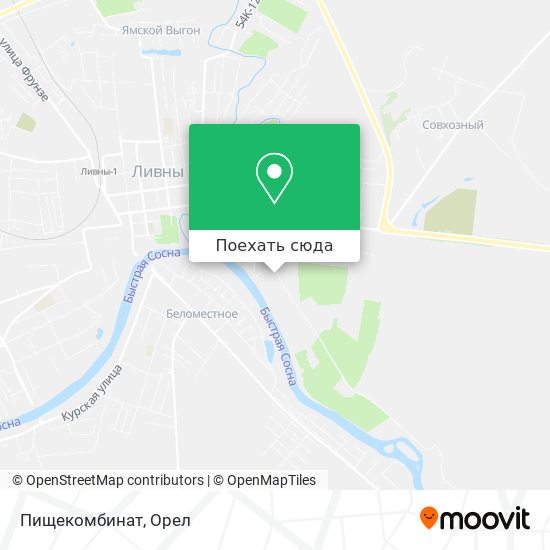 Карта Пищекомбинат