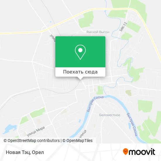 Карта Новая Тэц