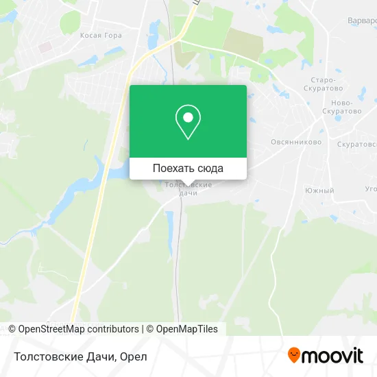 Карта Толстовские Дачи