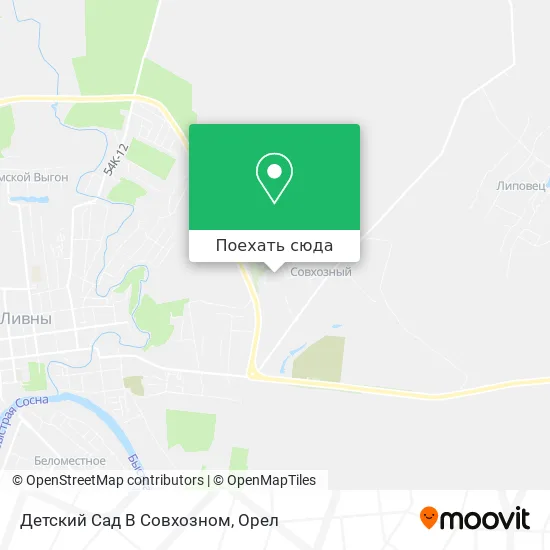 Карта Детский Сад В Совхозном