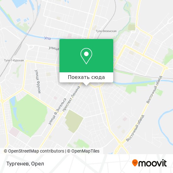 Карта Тургенев