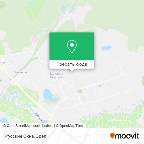 Карта Русские Окна