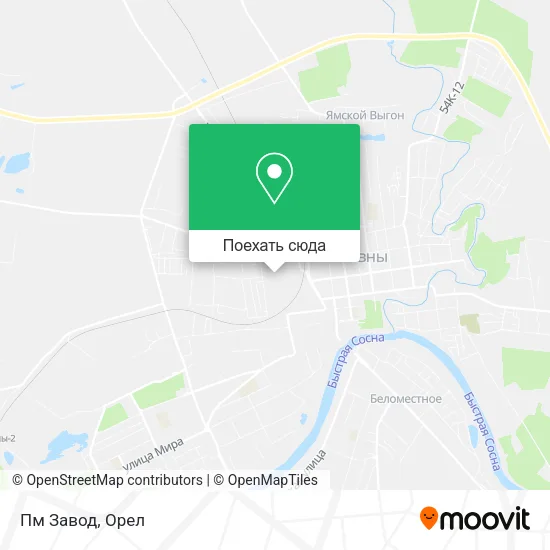 Карта Пм Завод