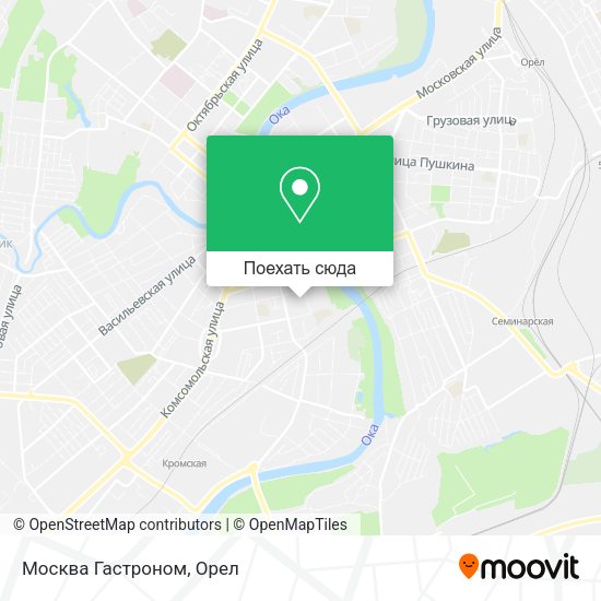 Карта Москва Гастроном