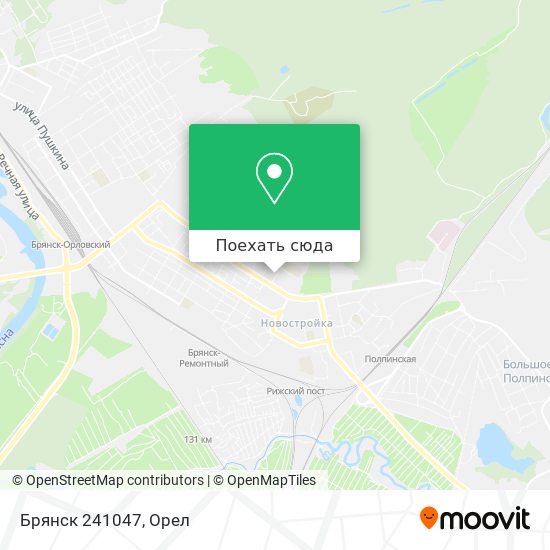 Карта Брянск 241047