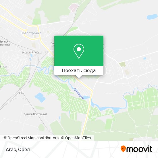 Карта Агзс