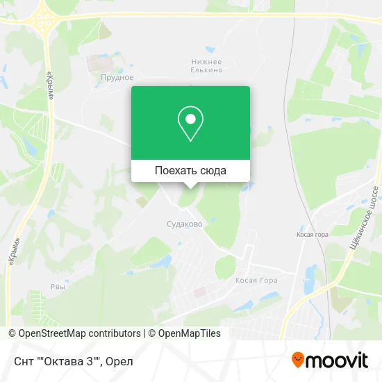 Карта Снт ""Октава 3""