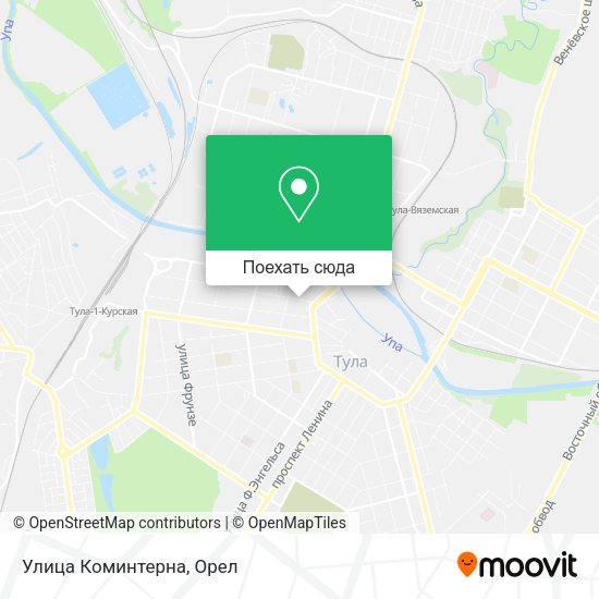 Карта Улица Коминтерна