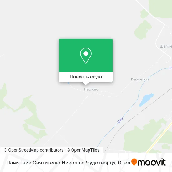 Карта Памятник Святителю Николаю Чудотворцу