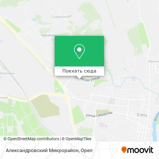 Карта Александровский Микрорайон