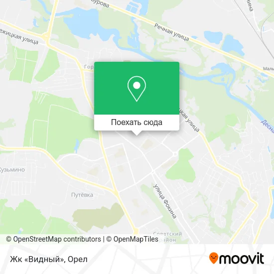 Карта Жк «Видный»