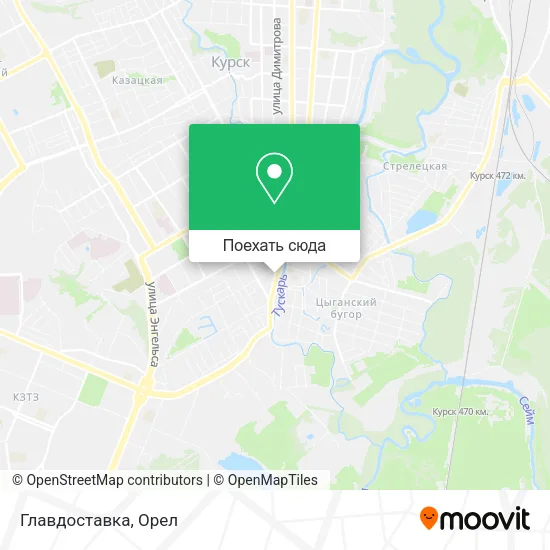 Карта Главдоставка
