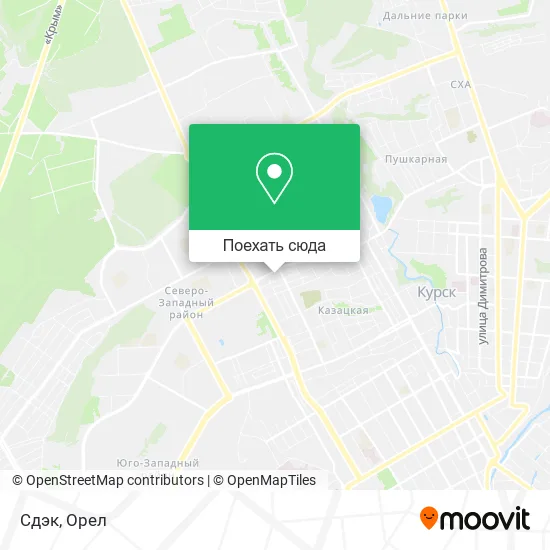 Карта Сдэк
