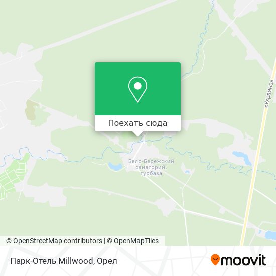 Карта Парк-Отель Millwood