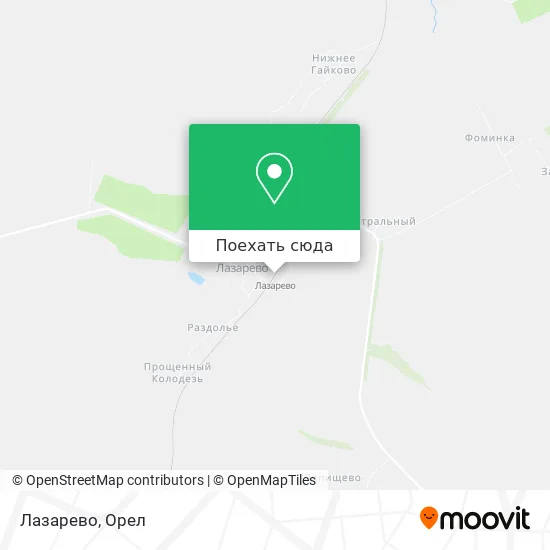 Карта Лазарево