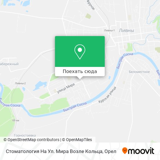 Карта Стоматология На Ул. Мира Возле Кольца