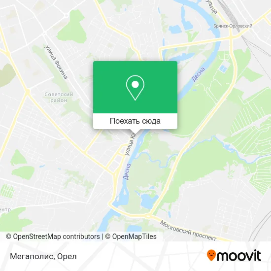 Карта Мегаполис