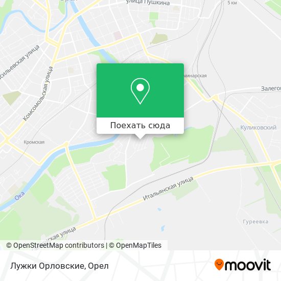 Карта Лужки Орловские