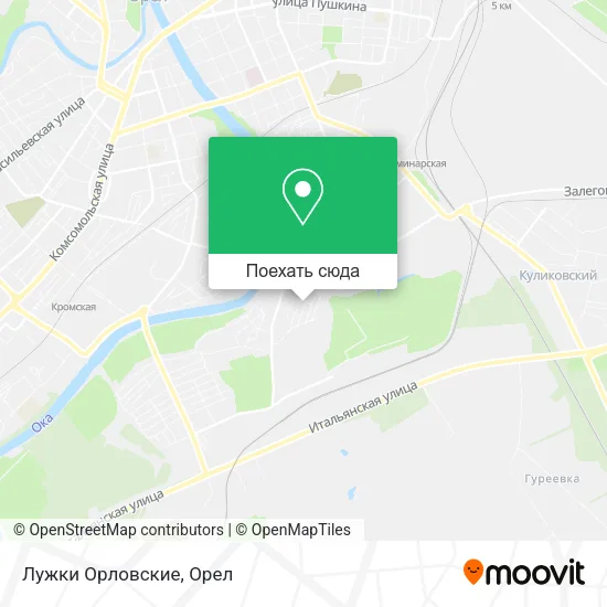 Карта Лужки Орловские