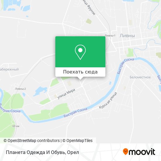 Карта Планета Одежда И Обувь