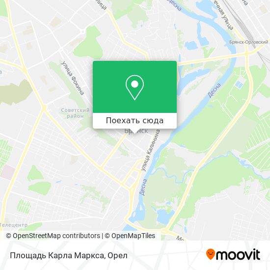Карта Площадь Карла Маркса