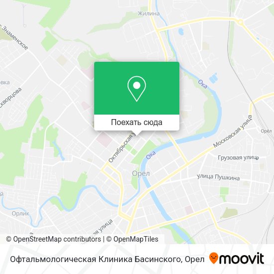 Карта Офтальмологическая Клиника Басинского