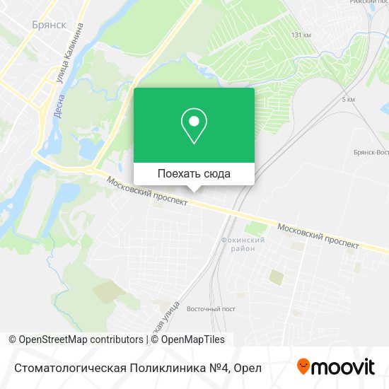 Карта Стоматологическая Поликлиника №4