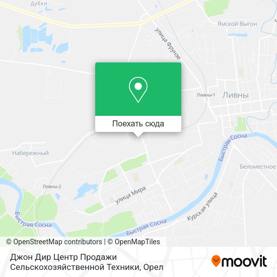 Карта Джон Дир Центр Продажи Сельскохозяйственной Техники