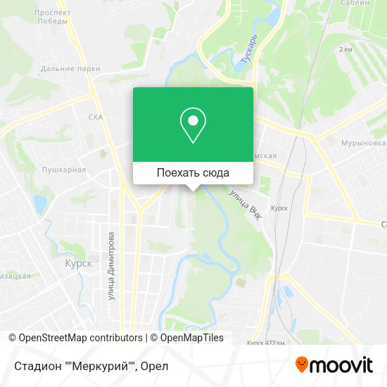 Карта Стадион ""Меркурий""