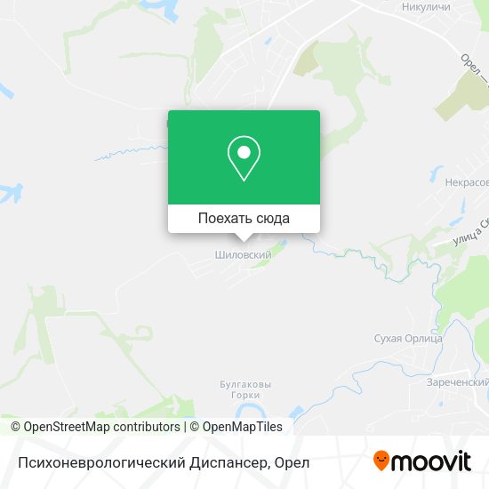 Карта Психоневрологический Диспансер