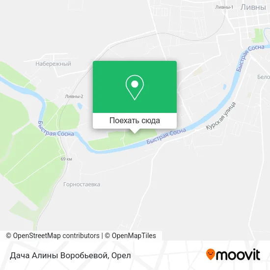 Карта Дача Алины Воробьевой