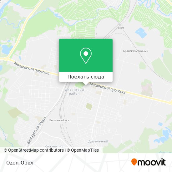 Карта Ozon