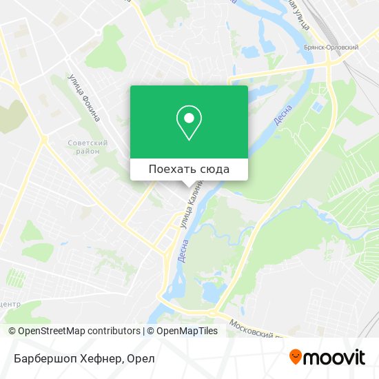 Карта Барбершоп Хефнер