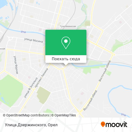 Карта Улица Дзержинского