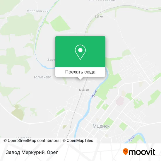Карта Завод Меркурий