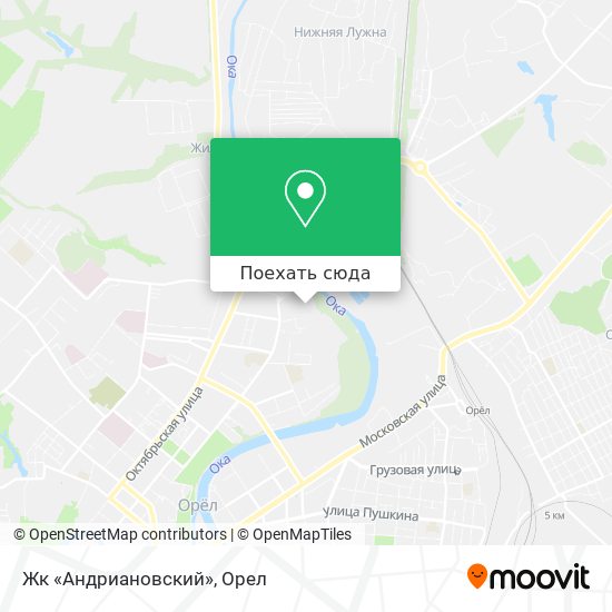 Карта Жк «Андриановский»