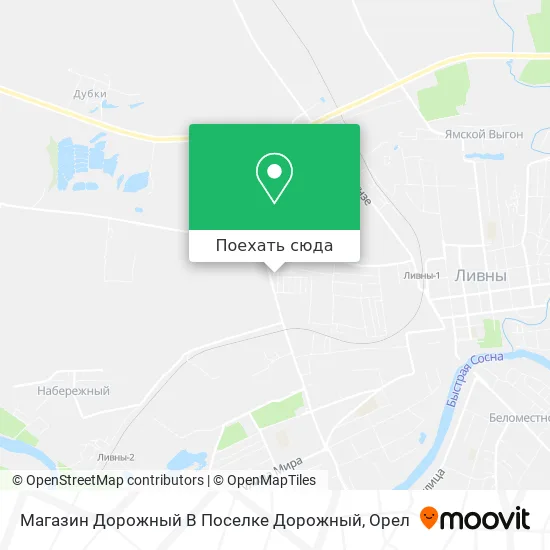 Карта Магазин Дорожный В Поселке Дорожный