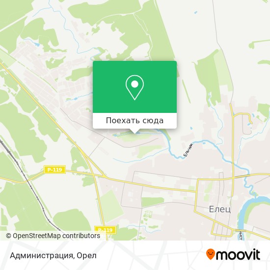 Карта Администрация