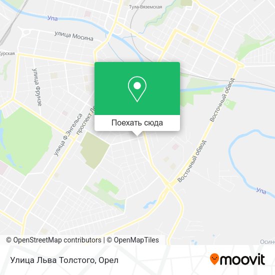 Карта Улица Льва Толстого