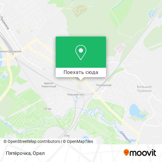 Карта Пятёрочка