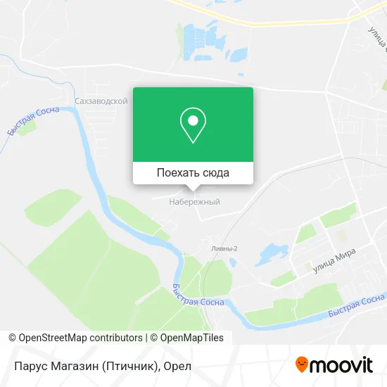 Карта Парус Магазин (Птичник)