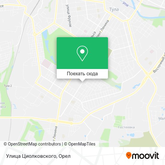 Карта Улица Циолковского