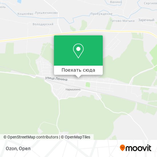 Карта Ozon