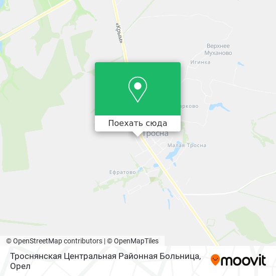 Карта Троснянская Центральная Районная Больница
