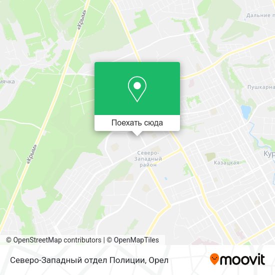 Карта Северо-Западный отдел Полиции