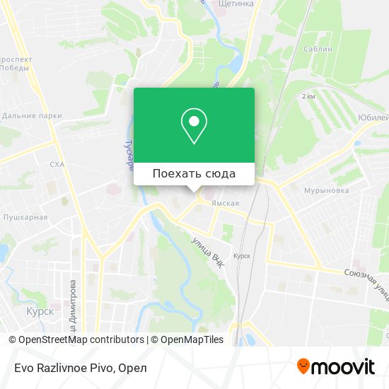 Карта Evo Razlivnoe Pivo