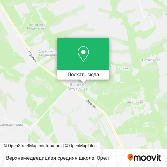 Карта Верхнемедведицкая средняя школа