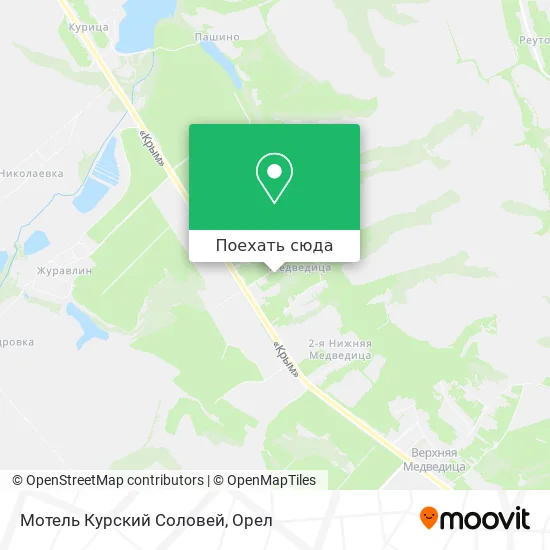 Карта Мотель Курский Соловей